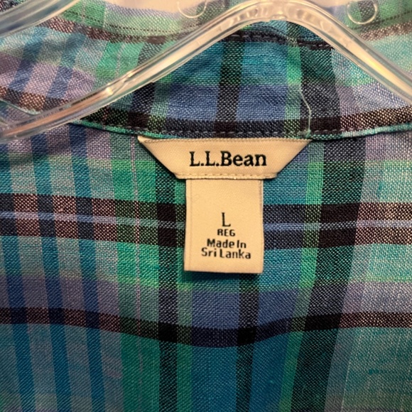 LL Bean linen tunic - large - Picture 3 of 5